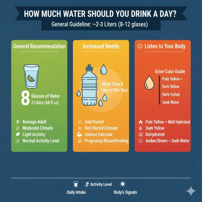How Much Water Should a Person Drink a Day?