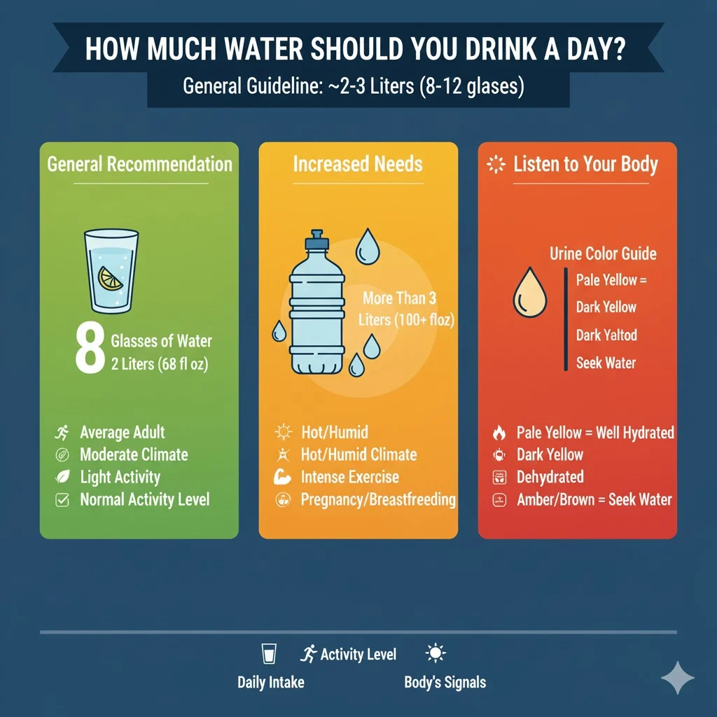 How Much Water Should a Person Drink a Day
