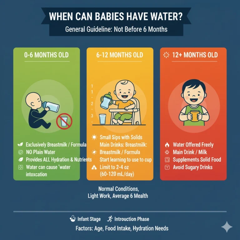 When Can Babies Have Water?