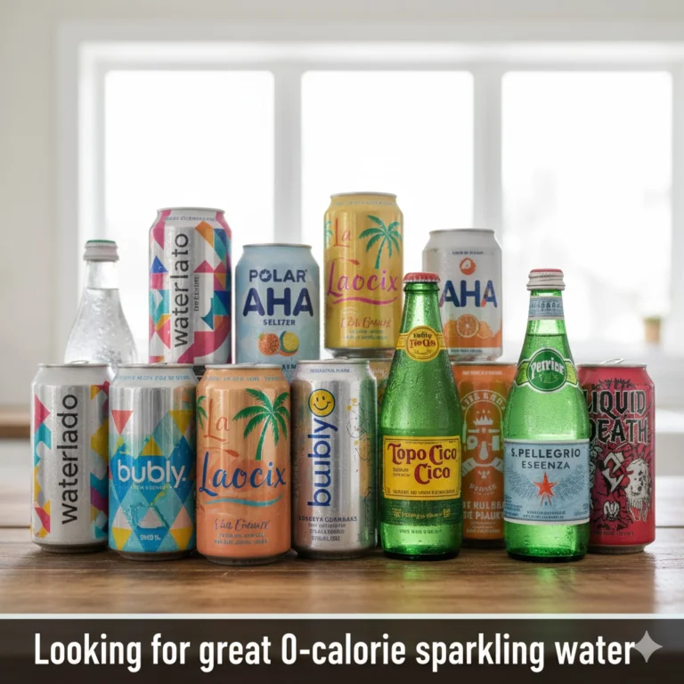 Top zero calorie sparkling waters 2025