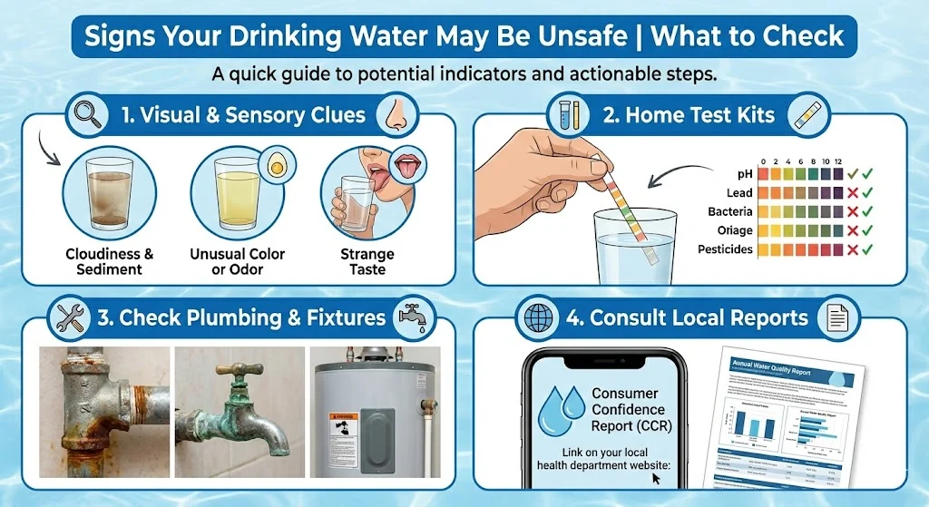 Signs Your Drinking Water May Be Unsafe | What to Check