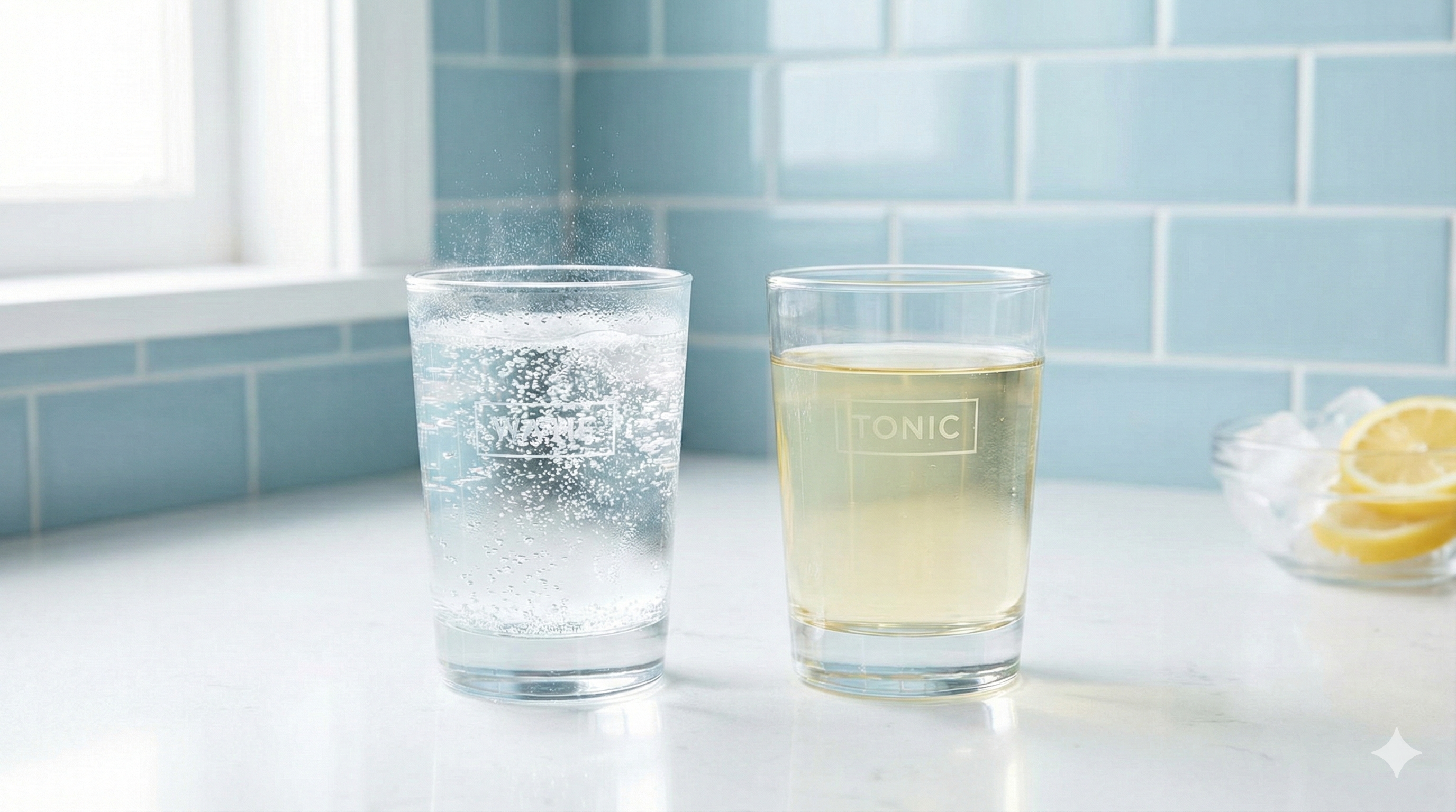 Sparkling Water vs Tonic Water