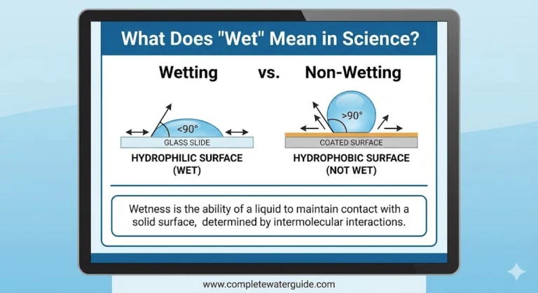 What Does ‘Wet’ Mean in Science?