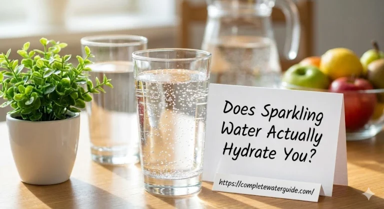 Does Sparkling Water Hydrate You the Same as Regular Water?