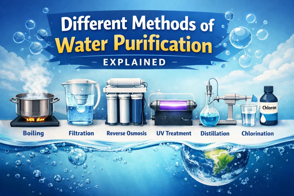 Different Methods of Water Purification Explained