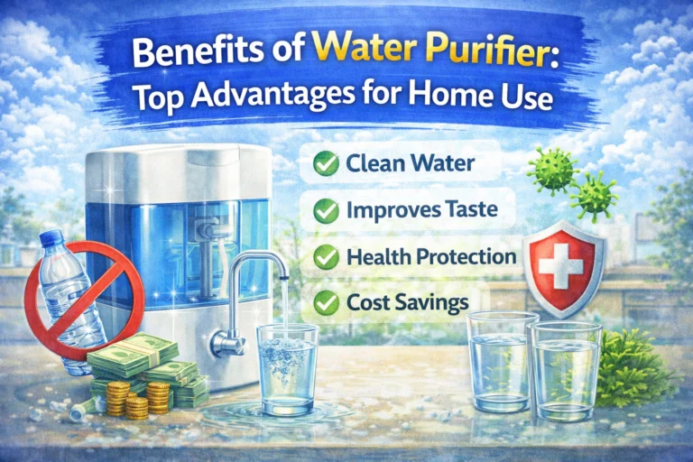 Water purifier benefits for the home