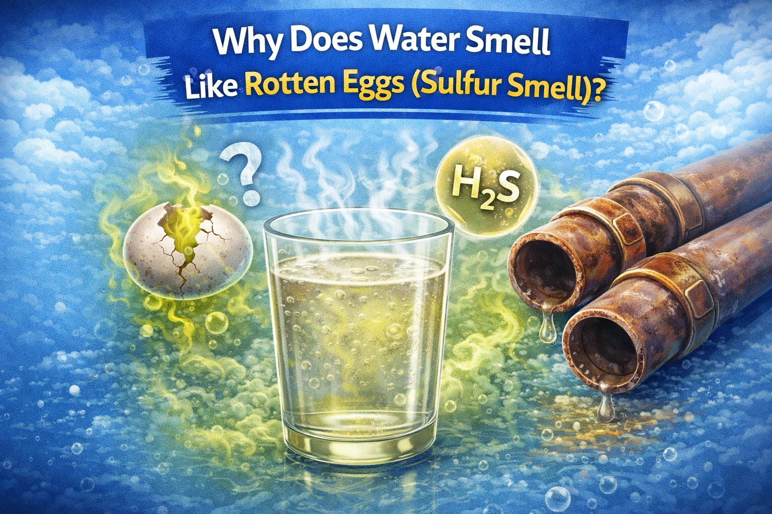 Why does water smell like sulfur