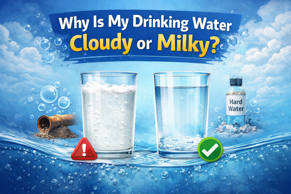 Why Is My Drinking Water Cloudy or Milky?