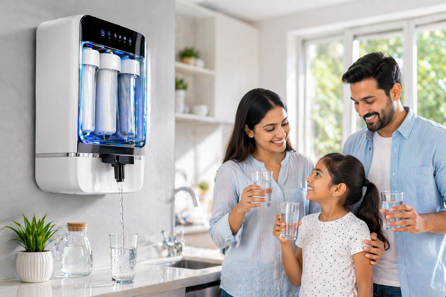 Fresh moments in a modern kitchen