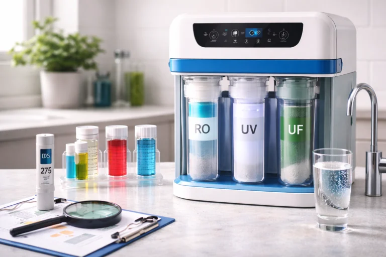 Modern water purifier with filters
