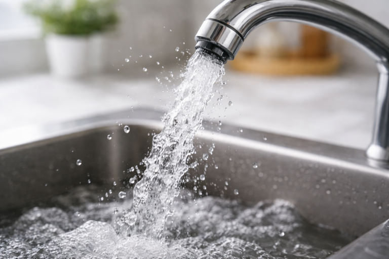 Sputtering faucet in action