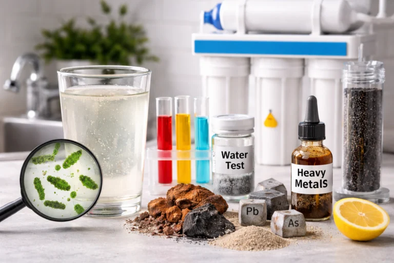 Water contamination and filtration analysis