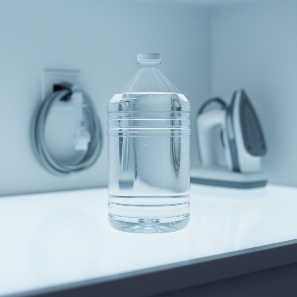 Gallon jug of distilled water