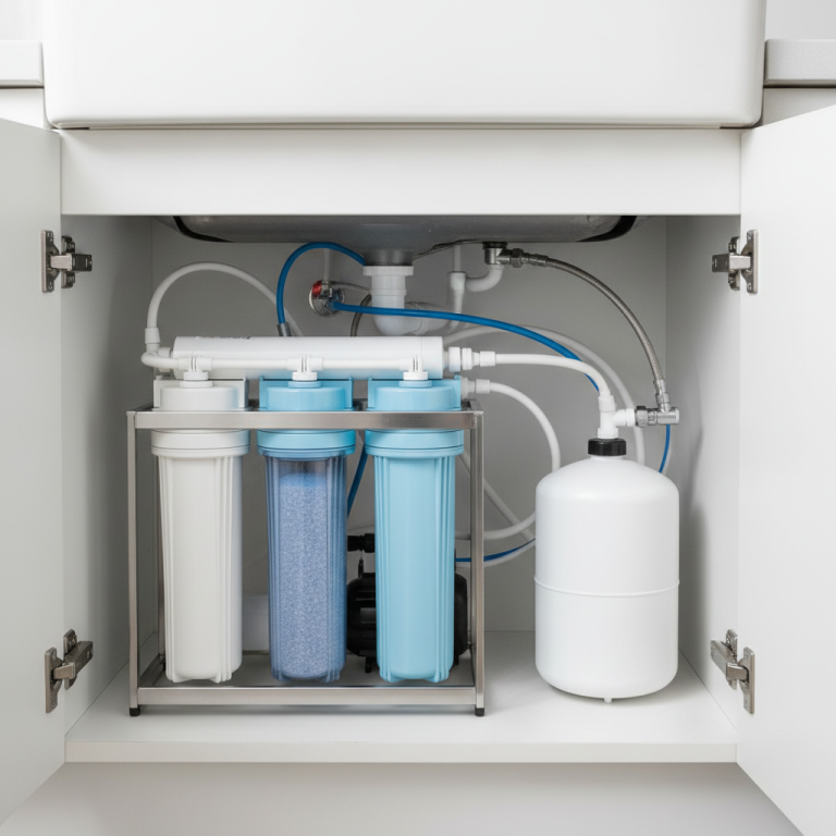 Modern water purifier with RO filtration