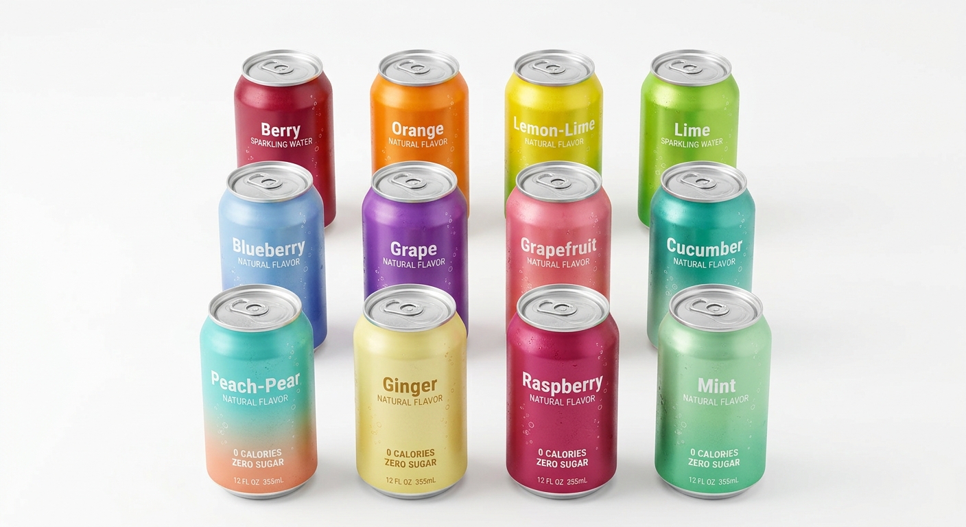 LaCroix sparkling water variety pack colorful cans