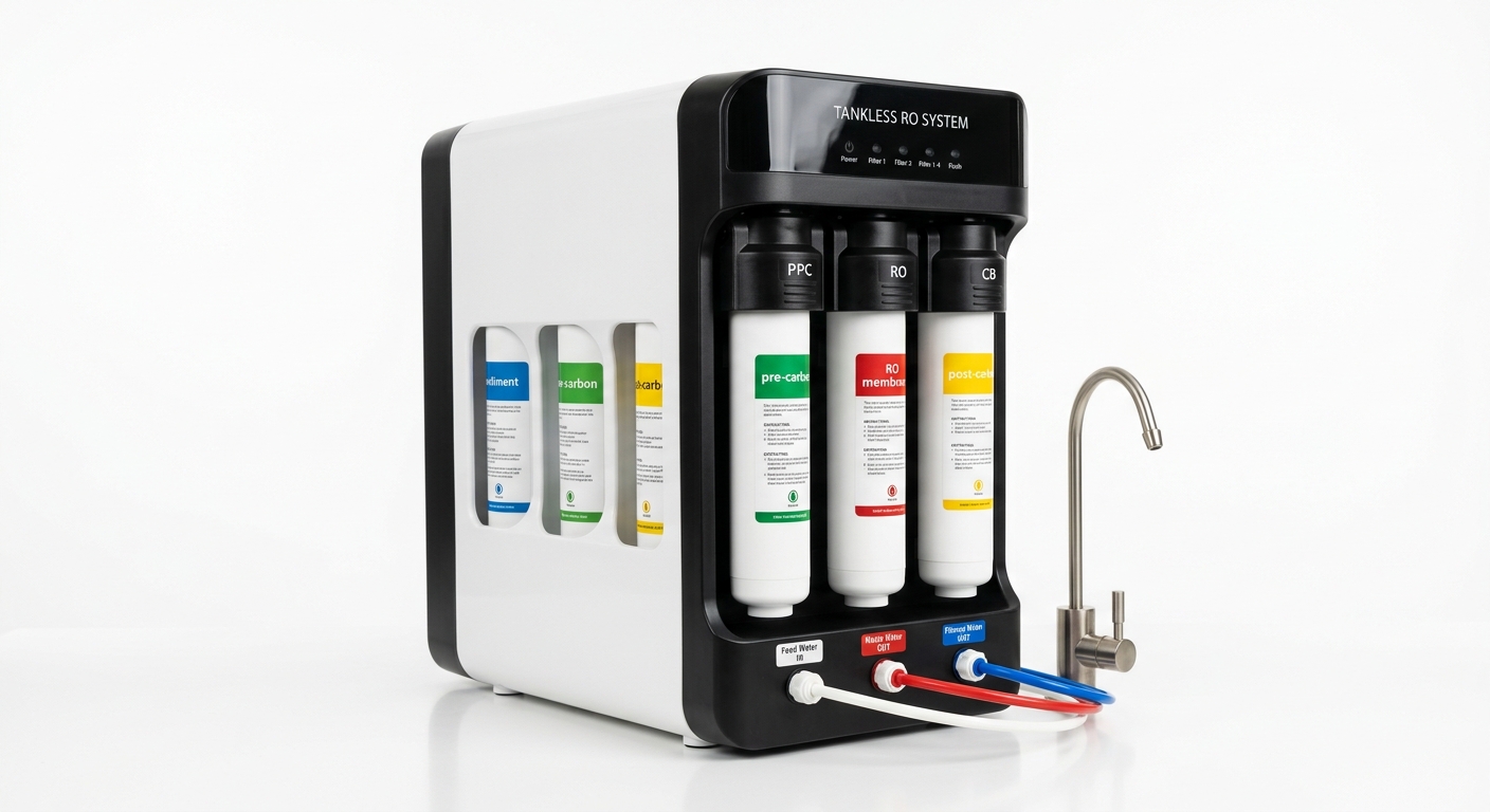 Waterdrop tankless under sink reverse osmosis system that reduces PFAS