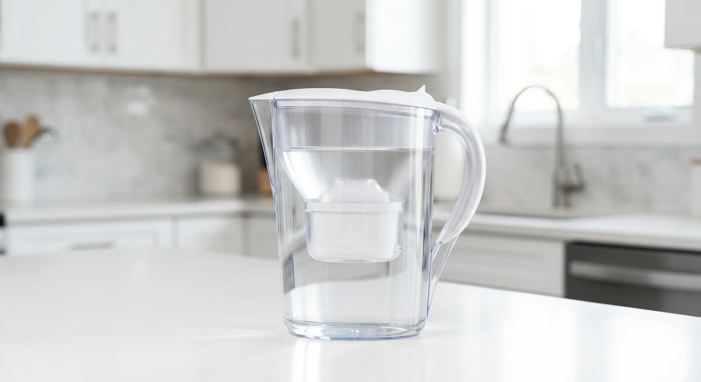 Clearly Filtered water pitcher that removes PFAS and 365 plus contaminants
