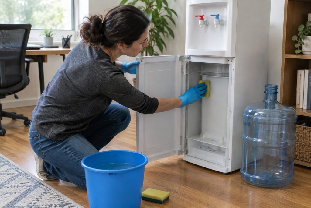How to Clean a Water Cooler (Top and Bottom Load)