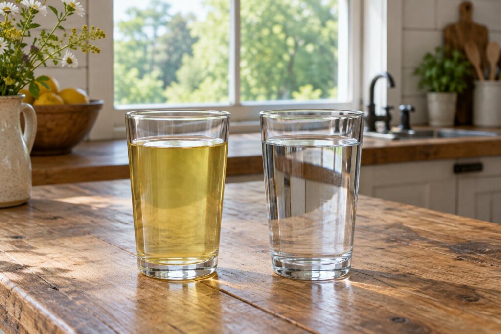 Well Water Yellow Color: Tannins, Iron or Something Else?